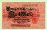 Deutsches Reich, 2 Mark Verschnitt nach links, -