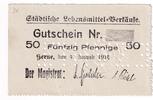 Westfalen 50 Pfg. Herne, -