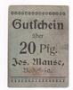 Westfalen 20 Pfg. Bödefeld, -