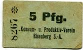 Thüringen, 5 Pfennig Eisenberg, -