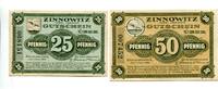 Pommern, 25 Pfg. 50 Pfg. Zinnowitz, -