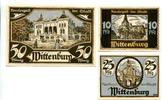 Mecklenburg, 10 Pfg. 25 Pfg. 50 Pfg. Wittenburg, -