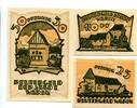 Mecklenburg, 10 Pfg. 25 Pfg. 50 Pfg. Warin, -