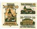 Mecklenburg, 10 Pfg. 25 Pfg. 50 Pfg. Sternberg, -
