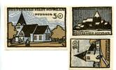 Mecklenburg, 10 Pfg. 25 Pfg. 50 Pfg. Schwaan, -