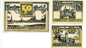 Mecklenburg, 10 Pfg. 25 Pfg. 50 Pfg. Rostock, -