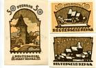 Mecklenburg, 10 Pfg. 25 Pfg. 50 Pfg. Rehna, -