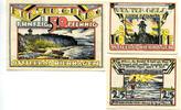 Mecklenburg, 10 Pfg. 25 Pfg. 50 Pfg. Nienhagen, -