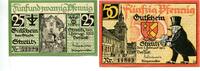 Mecklenburg, 25 Pfg. 50 Pfg. Strelitz, -