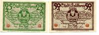 Mecklenburg, 25 Pfg. 50 Pfg. Goldberg, -