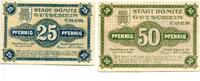 Mecklenburg, 25 Pfg. 50 Pfg. Dömitz, -