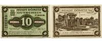 Mecklenburg, 10 Pfg. Dömitz, -