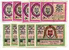 Sachsen-Anhalt 5x25 Pfg. 5x50 Pfg. Güsten, -