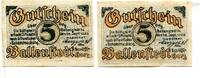 Sachsen-Anhalt 2x5 Pfg. Ballenstedt, -