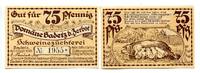 Sachsen-Anhalt 75 Pfg. Badetz b. Zerbst, -