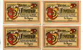 Pommern, 4x50 Pfg. Freienwalde, -