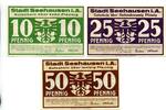 Sachsen-Anhalt 10 Pfg. 25 Pfg. 50 Pfg. Seehausen i.Altmark, -