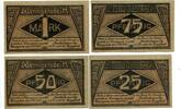 Sachsen-Anhalt 25 Pfg. 50 Pfg. 75 Pfg. 1 Mk. Wernigerode, -