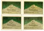 Sachsen-Anhalt 4x75 Pfg. Weddersleben, -