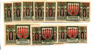 Sachsen-Anhalt 10 Pfg. 25 Pfg. 6x50 Pfg. 100 Pfg. Zerbst, -