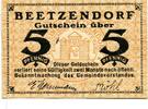 Sachsen-Anhalt 5 Pfg. Beetzendorf, -
