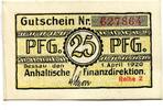 Sachsen-Anhalt 25 Pfg. Dessau, -