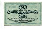 Sachsen-Anhalt 50 Pfg. Calbe,Saale, -
