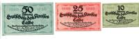 Sachsen-Anhalt 10 Pfg. 25 Pfg. 50 Pfg. Calbe,Saale, -