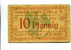 Sachsen-Anhalt 10 Pfg. Calbe,Milde, -