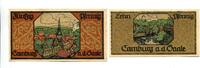 Thüringen, 10 Pfg. 50 Pfg. Camburg a.d.Saale, -