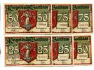 Thüringen, 2x25 Pfg. 2x50 Pfg. 2x75 Pfg. Buttstädt, -