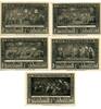 Thüringen, 5x50 Pfg. Blankenburg, -
