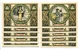 Thüringen, 10x50 Pfg. Rudolstadt, -