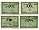 Thüringen, 25 Pfg. 2x50 Pfg. 75 Pfg. Tiefurt, -
