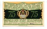 Thüringen, 5x75 Pfg. Zeulenroda, -