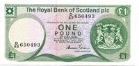 One Pound 1986 Schottland, The Royal Bank of Scotland Limited, I