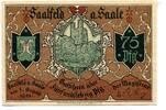 Thüringen, 5x75 Pfg. Saalfeld, -
