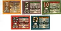 Thüringen, 1 Pfg. 5 Pfg. 10 Pfg. 25 Pfg. 50 Pfg. Triebes, -