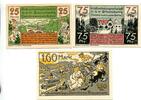 Niedersachsen, 25 Pfg. 75 Pfg. 1.60 Mk. Braunschweig, -