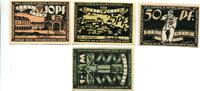 Niedersachsen, 10 Pfg. 25 Pfg. 50 Pfg. 1 Mk. Bentheim, -