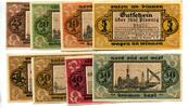 Niedersachsen, 5,10,20,25,30,40,50 Pfg. 1 Mk. Bremen, -