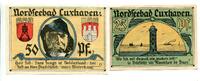 Niedersachsen, 25 Pfg. 50 Pfg. Cuxhaven, -