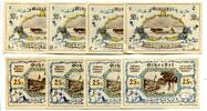 Niedersachsen, 4x25 Pfg. 4x50 Pfg. Scheeßel, -