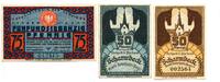 Niedersachsen, 2x50 Pfg. 75 Pfg. Scharmbeck, -
