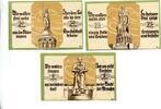 Niedersachsen, 50 Pfg. 75 Pfg. 1 Mk. Soltau, -