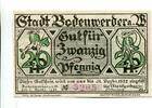 Niedersachsen, 20 Pfg. Bodenwerder, -