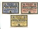 Niedersachsen, 10 Pfg. 25 Pfg. 50 Pfg. Bodenwerder, -