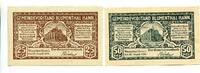 Niedersachsen, 25 Pfg. 50 Pfg. Blumenthal, -