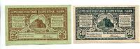 Niedersachsen, 25 Pfg. 50 Pfg. Blumenthal, -