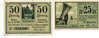 Niedersachsen, 25 Pfg. 50 Pfg. Cuxhaven, -